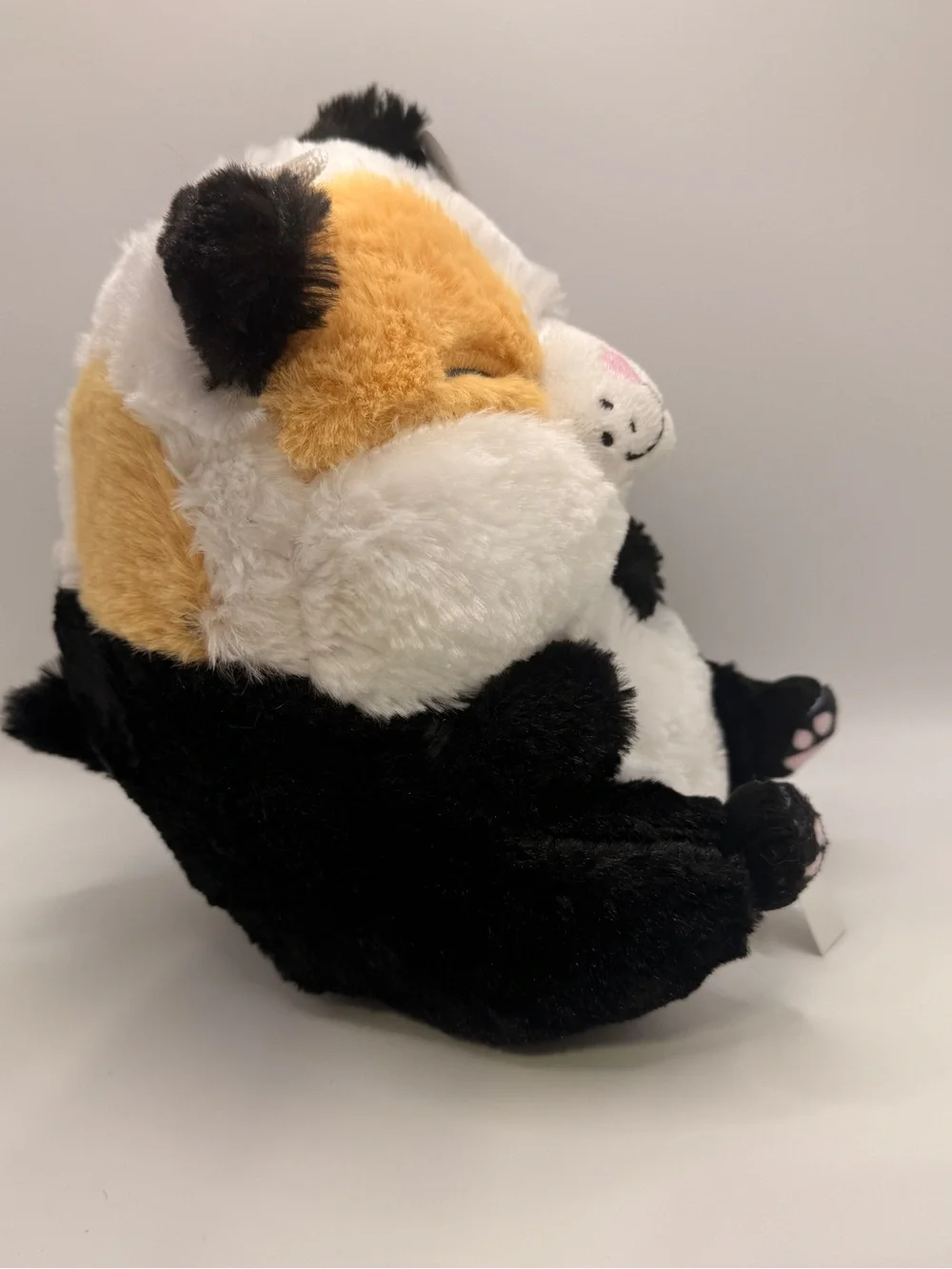 Belly Buddies Calico Cat Plush Stuffed Animal By Nanco NWT
